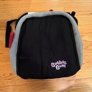 BubbleBum Inflatable Black Booster Travel Seat